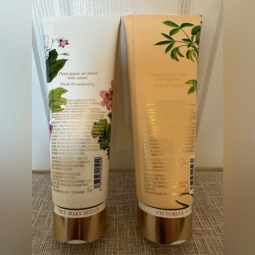 NWT Victoria's Secret Santal Blossom & Afternoon Light Fragrance Lotion Duo